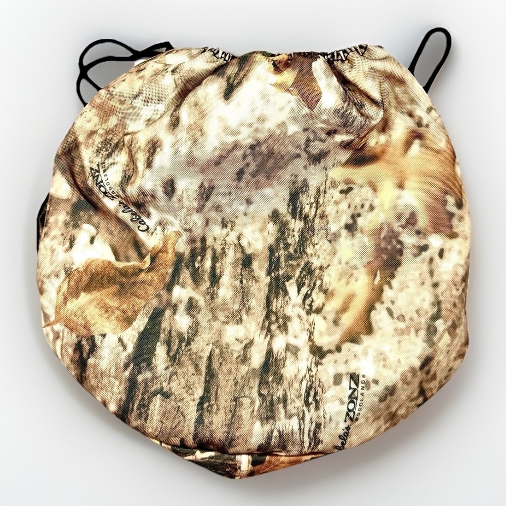 Cabela's ZONZ Woodlands Camo Drawstring Cinch Sack Hunting Gear Bag